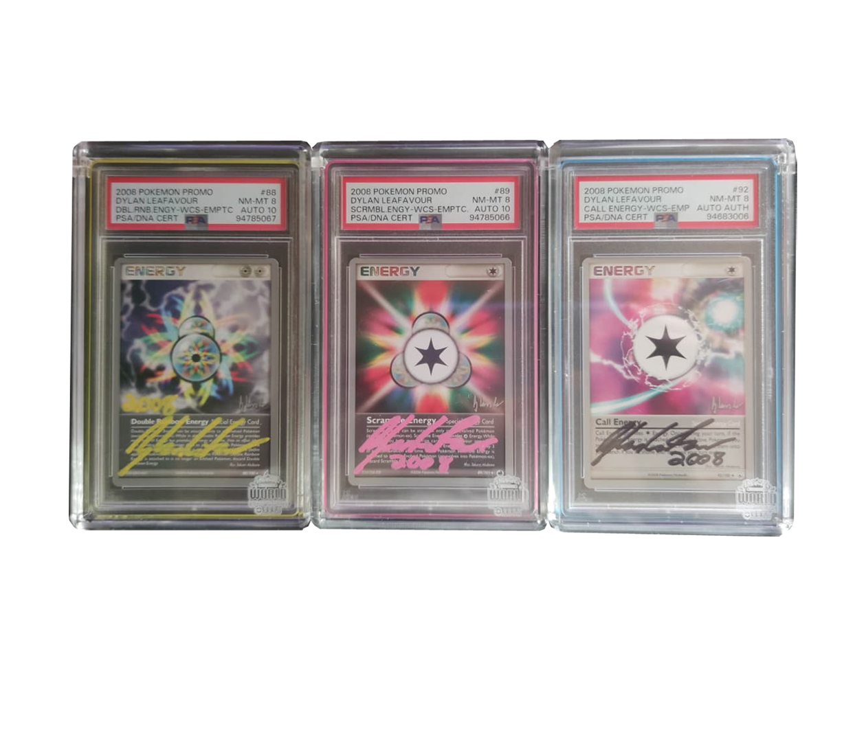 Energy (2008) Pokemon Championship Promo Lot (Autograph)